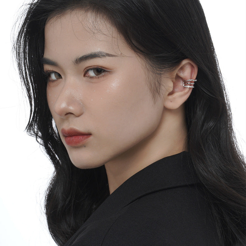 Snake Ear Cuffs in 925 Sterling Silver or 18k Gold-Plate