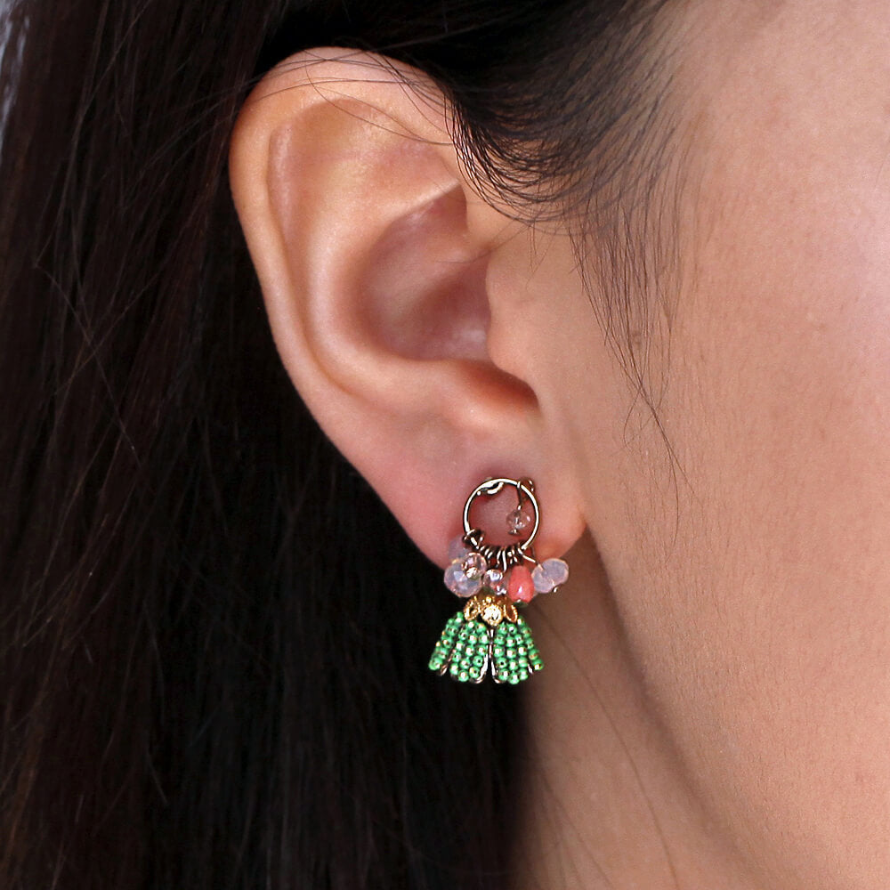 flower earrings