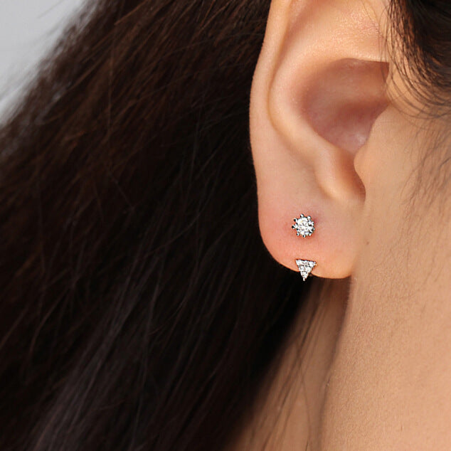 small ear silver jewelry