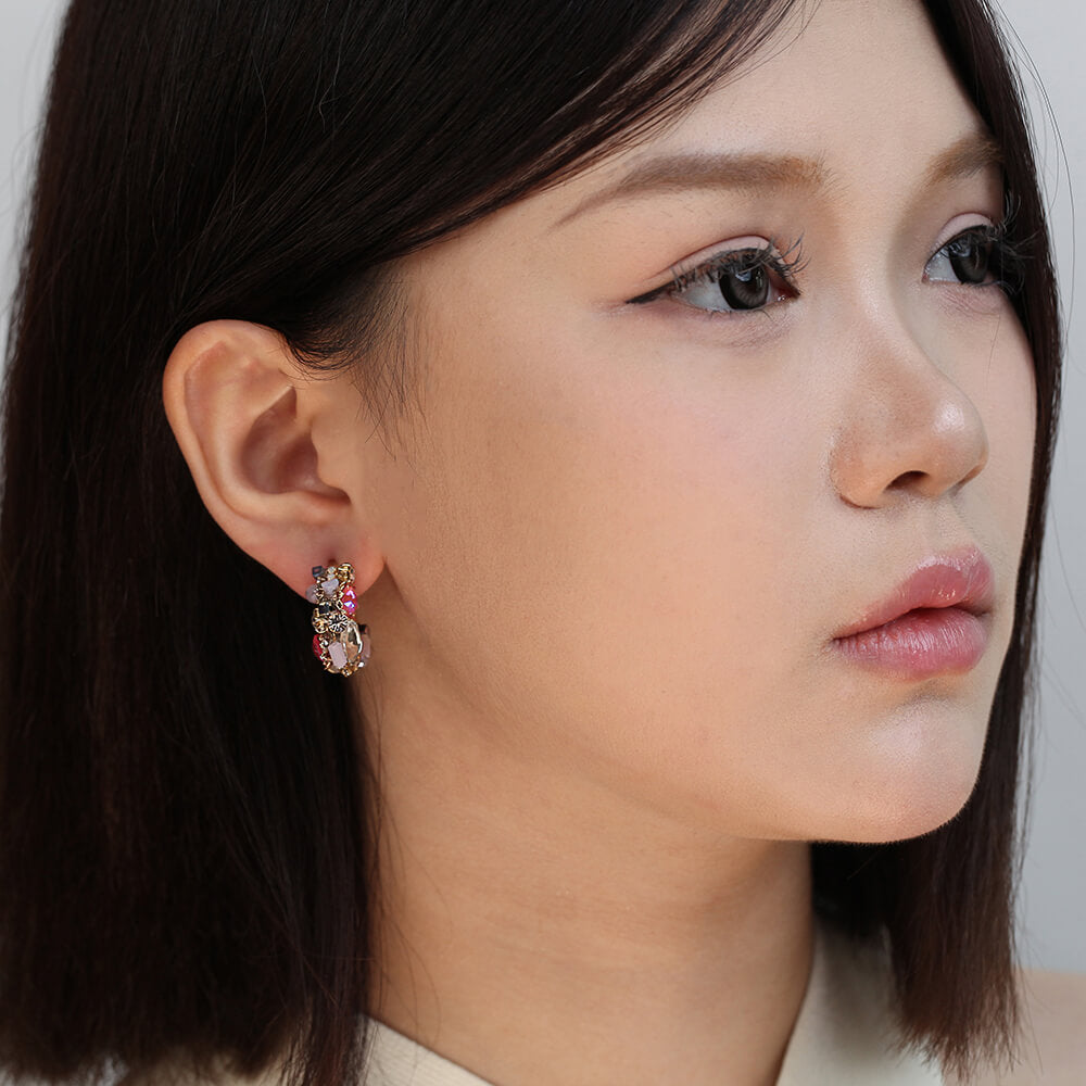 vintage bead earring