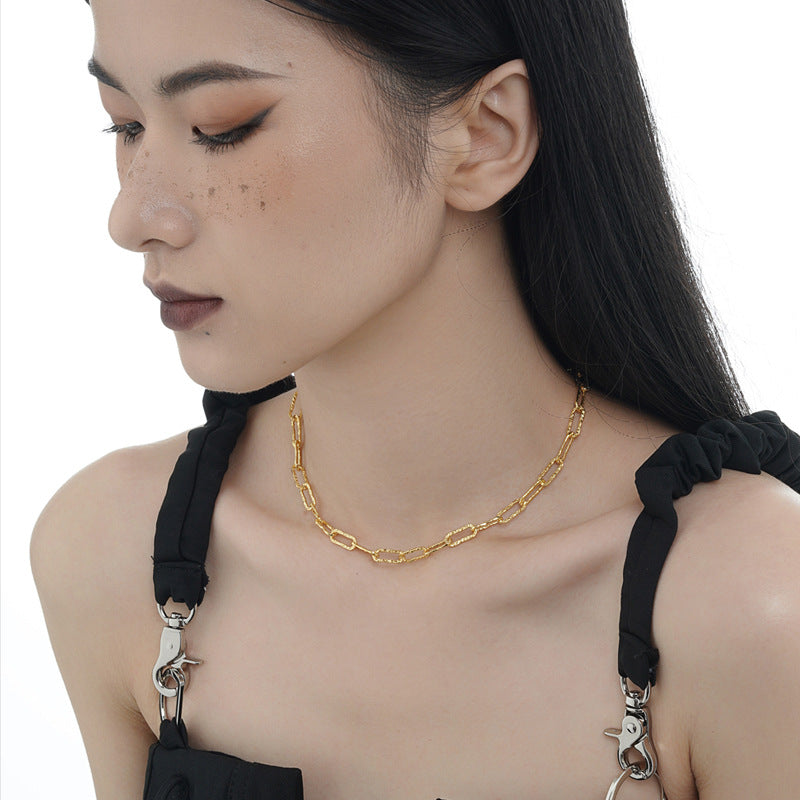 Thick Youth of Vigor Chain Necklace in 925 Silver or 18k Gold Finish