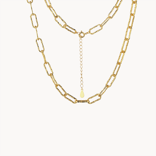 Thick Youth of Vigor Chain Necklace in 925 Silver or 18k Gold Finish