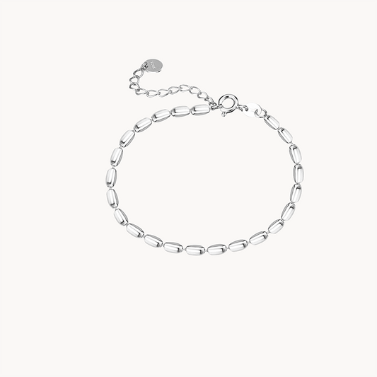 Classic Charm 925 Silver Link Chain Bracelet