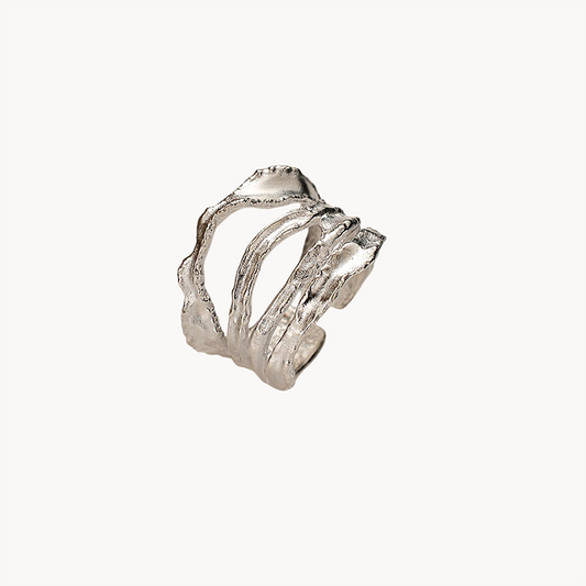 Textured Youth of Vigor Adjustable Ring