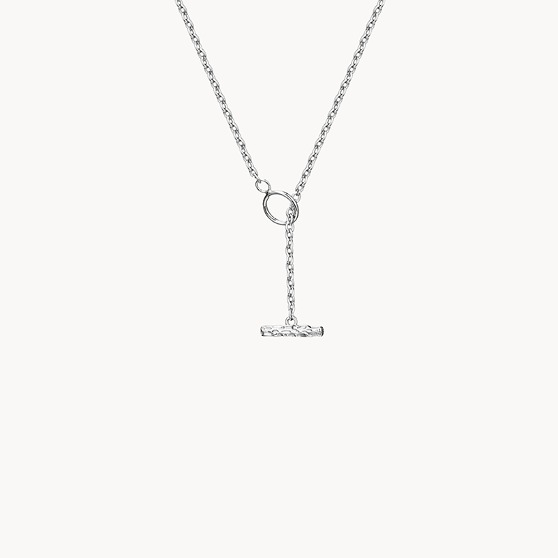 Clavicle Necklace with 925 Silver or 18k Gold Chain