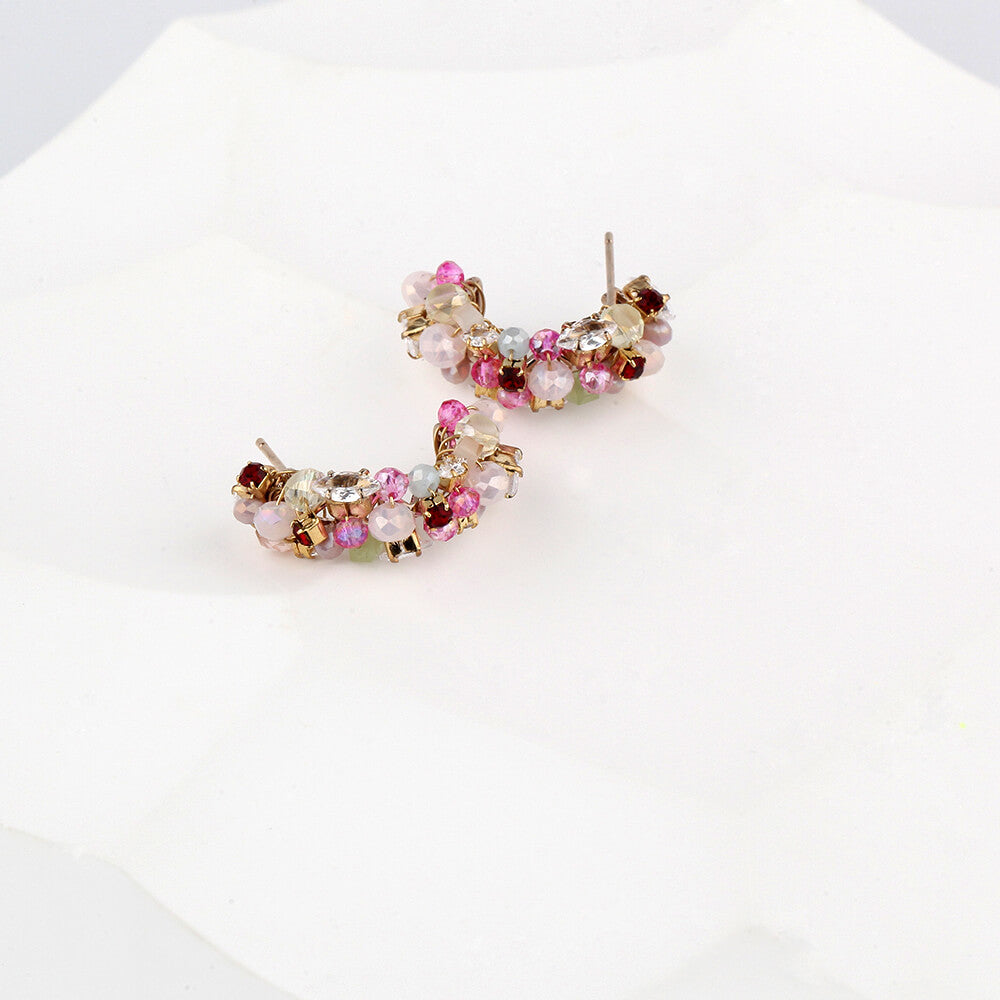 small brooch curved earring