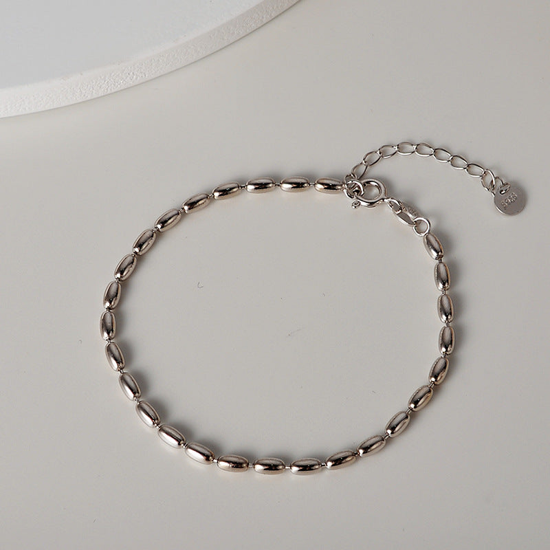 Classic Charm 925 Silver Link Chain Bracelet