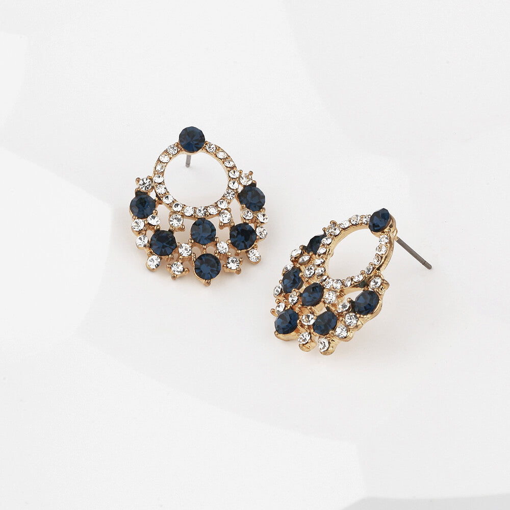 mixed stone decorative earring