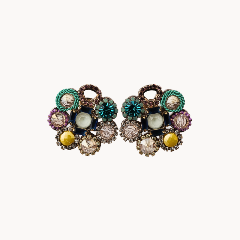 vibrant round earring