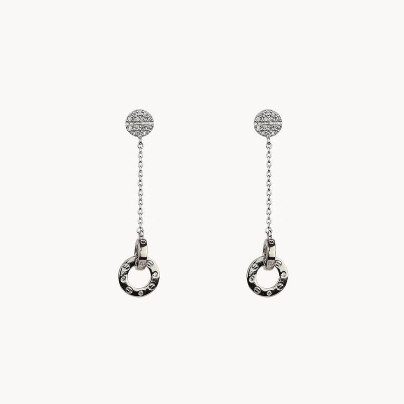 Nickle Free Silver Drop Earrings with 14k Gold