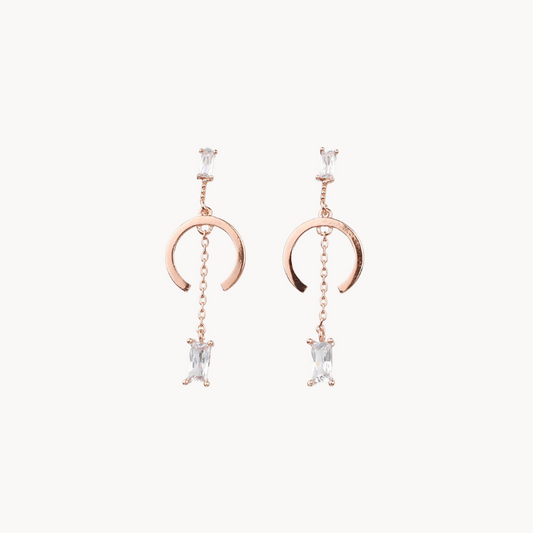 Kdrama Touch Your Heart Inspired Drop Earrings with Gems